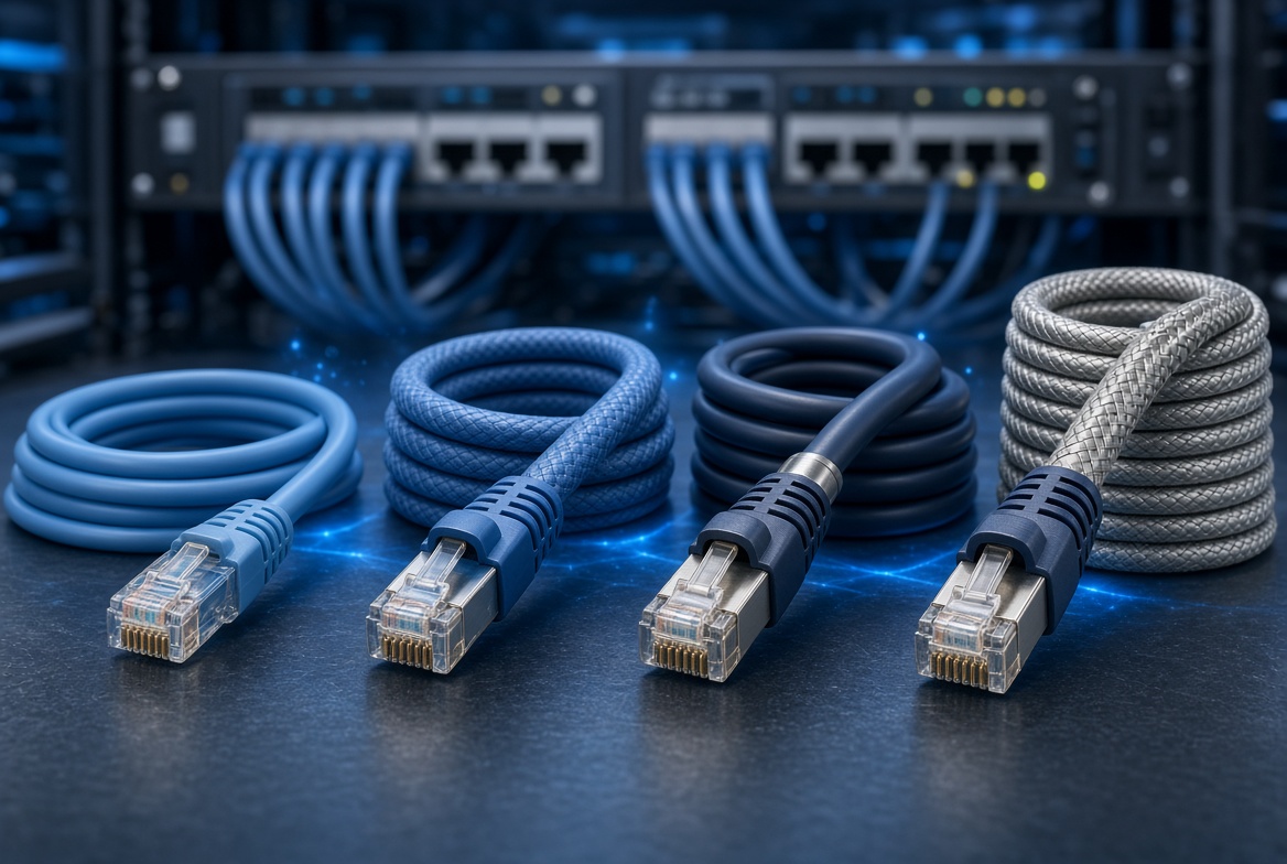 Ethernet Cable Types: Cat5e, Cat6, Cat6a, Cat7 — What’s the Difference?